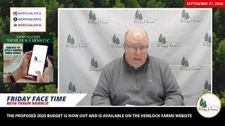 September 27 2024 Hemlock Farms® presents Friday face time with Shaun Nordlie [upl. by Ebehp596]