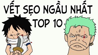 Top 10 Vết Sẹo Ngầu Nhất One Piece [upl. by Enelyk]