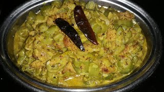 ଜହ୍ନି ରାଈ  Janhi besara recipe  Ridge gourd besara recipe in odia [upl. by Alekat32]