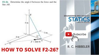 F226 hibbeler statics 12th  Hibbeler  Solutions Manual [upl. by Radmilla]