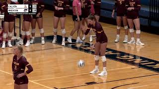 20230905 Wheaton College Volleyball vs Calvin University [upl. by Mart]