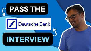 2022 Pass the Deutsche Bank Interview  Deutsche Bank Hirevue Video Interview [upl. by Eustashe2]