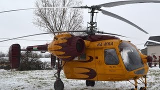 Kamov Ka26 HAMRA test flight with passanger cabin [upl. by Llednyl]