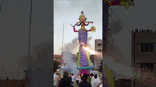 Biggest Ravan in jammu parade Ground shorts ravan dussehra [upl. by Oterol47]