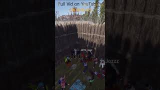 When 120 people come to Raid you On Rust Biggest Raid on Vital rust rustgame rustraid [upl. by Glimp]