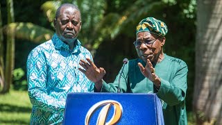 LIVE BREAKING Raila Odinga finally announces his African Union Chairperson candidature [upl. by Laud]