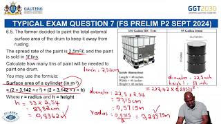 01 NOVEMBER 2024 1400  1530 MATHEMATICS LITERACY PAPER 2 GRADE 12 [upl. by Gerard398]