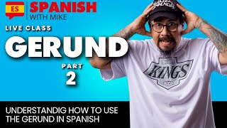 Regular Verbs Conjugation Gerund in Spanish  Part 2 [upl. by Lorrimor]