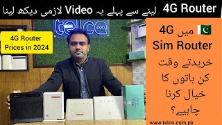 Best 4G Sim Wifi Routers in 2024  All Sim Supported Zong Jazz Ufone amp Telenor [upl. by Gram]