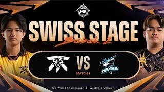 CFU GAMING VS FNATIC ONIC PH  M6  SWISS STAGE  CFU VS FNOP [upl. by Odraode]