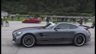 RENNTECH Mercedes AMG GTR vs Mercedes AMG GTR DRAG RACE [upl. by Teyut]