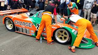 Mazda 767b start idle and revving [upl. by Bell632]