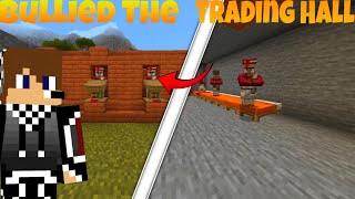 building The Villager Trading Hall in Minecraft Survival 2  Minecraft bedrock editinon [upl. by Vachell]