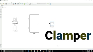 Simulink Tutorial  25  Clamper Using Simulink Library Blocks [upl. by Anade842]