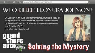 GTAV  Leonora Johnson Mystery Solved [upl. by Aronson]