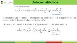 Cap 19 Tópico 7 Adição aldólica [upl. by Naelopan]