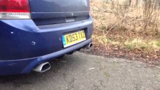 Vectra c GSI V6 with straight through exhaust [upl. by Nodlehs]