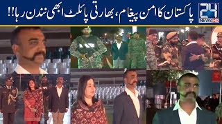 Pilot Abhinandan Returns Back To India At Wagah Border [upl. by Llenrac]