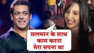 Nora Fatehi Talk About Salman Khan And Bharat [upl. by Rollet]