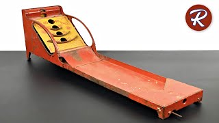 1940s SkeeBall Game Restoration  Wyandotte Skip Ball [upl. by Dlorah]