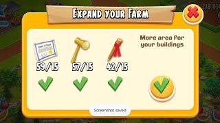 Expanding 2 New Land in Hay Day  Level 72 💚 [upl. by Yedok]