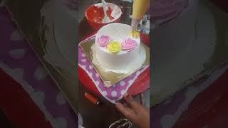 12 Kg ka cake 200 rupay hi diye shortsytshorts easyrecipe egglesscake viralshort baking [upl. by Gem]