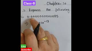 Chapter 10 Exponents and PowersClass8maths easy exponents powers [upl. by Akital]