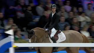 Ermitage Kalone jumps clear in Mechelen CSI5 Grand Prix [upl. by Nnaaihtnyc]