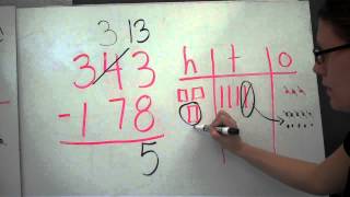 Subtraction with regrouping 3 digit [upl. by Alliuqaj]