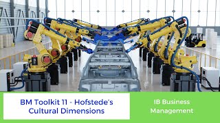 BM Toolkit 11  Hofstedes Cultural Dimension  IB Business Management Video [upl. by Rickey]