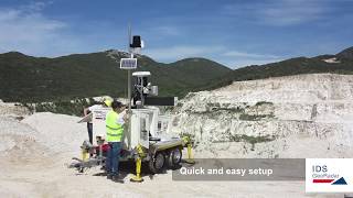 IBISRover  Mobile Mediumrange Radar for Broad Area Slope Monitoring [upl. by Noyr198]