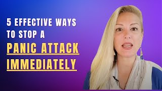 5 EFFECTIVE Ways To STOP a Panic Attack Immediately [upl. by Aysa]