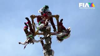 Vuelan enfundados en plumas y al sonido de cantes nahuatls Los voladores de Cuetzalan SON MAGIA [upl. by Herve]