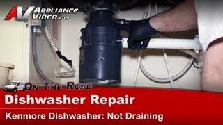 Kenmore Dishwasher Repair  Not Draining  58214409480 [upl. by Aelgna]