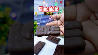 Dark Chocolate recipe 🍫  home made chocolate recipe delicious chocolate shorts recipe [upl. by Hutchins]