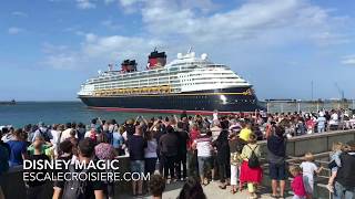 Visite du Disney Magic à Cherbourg  Cruise ship tour [upl. by Kathe]