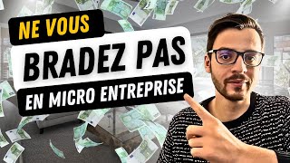 Fixer ses TARIFS en MICRO ENTREPRISE [upl. by Dorison]