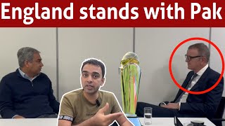 England shows its support towards Pak on Champions Trophy [upl. by Aniret]