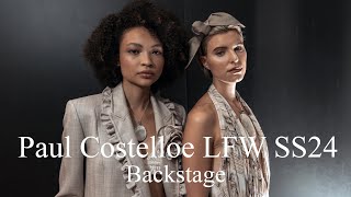 Paul Costelloe  London Fashion Week SS24 Backstage [upl. by Sylera100]