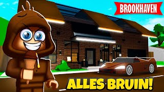 Brookhaven LEVEN In De KLEUR BRUIN Roblox [upl. by Aruabea28]