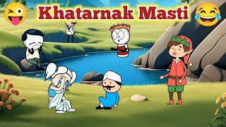 Khatarnak Masti 😜😂  Tween Craft Funny Cartoon  Funny Cartoon Video [upl. by Lowery]