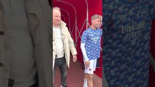 When Emile Smith Rowe met Dennis Bergkamp ❤️ Shorts [upl. by Herbie718]