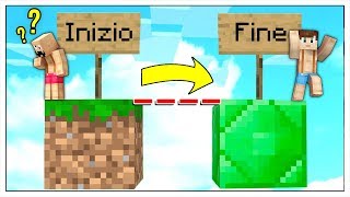 LA SFIDA DI PARKOUR PIÙ FACILE DI MINECRAFT ITA [upl. by Ramuk]