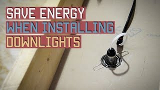 How to install recessed lighting how to install downlights bathroom downlights downlight covers [upl. by Norrek]