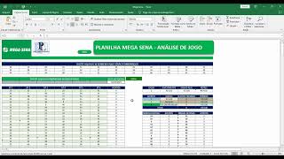 Planilha Gerar Combinações Mega Sena 36 dezenas em 24 jogos [upl. by Calhoun765]