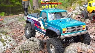 RC Crawler Scaler Action Skogstrail Lida Sweden part 4 [upl. by Aciretal]