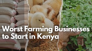 Worst Farming Business to Start Now in Kenya [upl. by Laehcar]