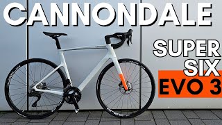 Cannondale SuperSix Evo 3  Shimano 105 Di2  Rennrad 2023 2024  New Bike Day  Carbon Review Test [upl. by Jerz845]