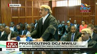 Queens Counsel Khawar Qureshi presents evidence against DCJ Mwilu [upl. by Melleta]