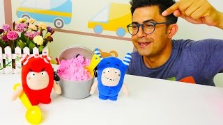 Oddbods oyuncakları irmik tatlısı yapıyorlar [upl. by Noella]